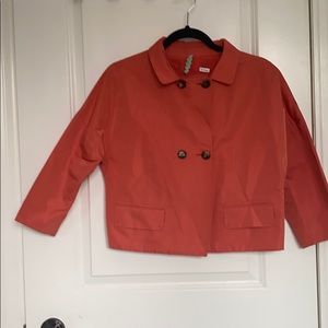 Stunning orange cropped blazer
